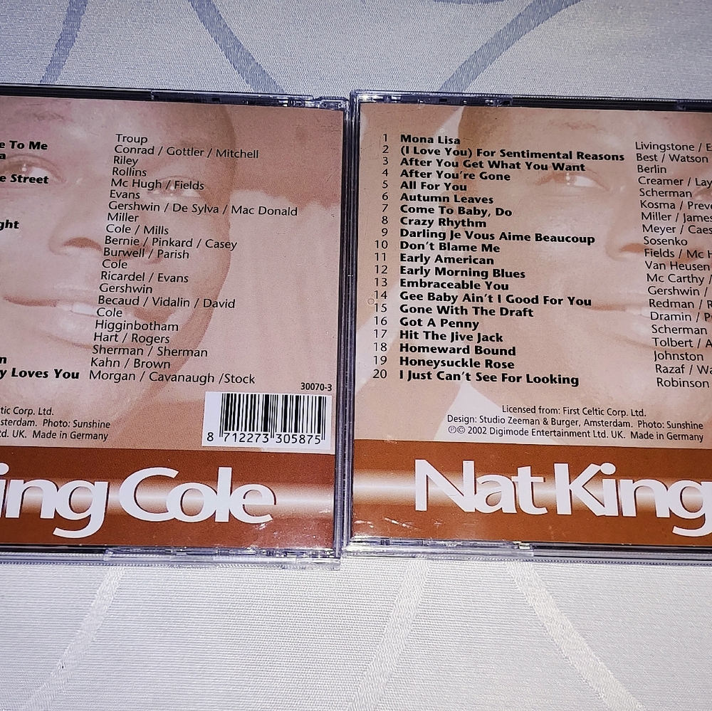 Nat King Cole 2 CD's Collection